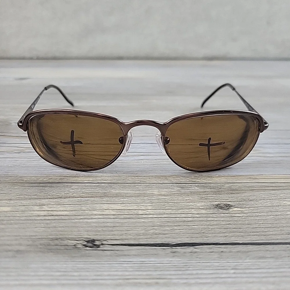 Ray-Ban RB3105 W3137 Predator‎ Brown Metal Sleek Eyeglasses Frames Only